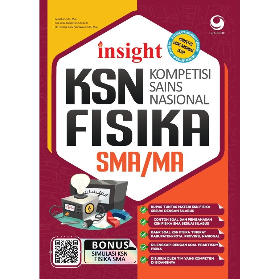 Buku INSIGHT KSN (Kompetisi Sains Nasional) Fisika SMA