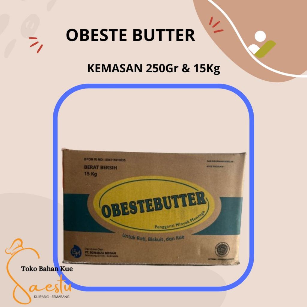 

OBESTE BUTTER MARGARINE 250GR