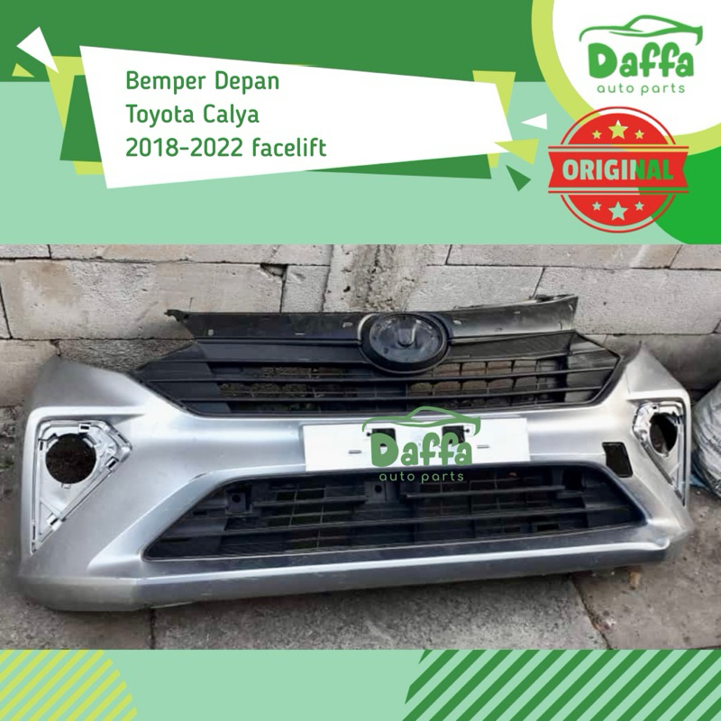 Bemper Front Bumper Guard Depan Mobil Toyota Calya 2018 2019 2020 2021 2022 2023 Facelift Original