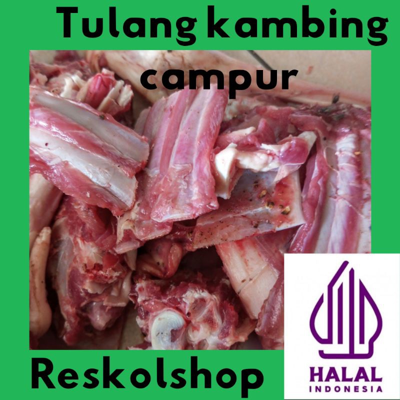 

Tulang kambing campur 1kg
