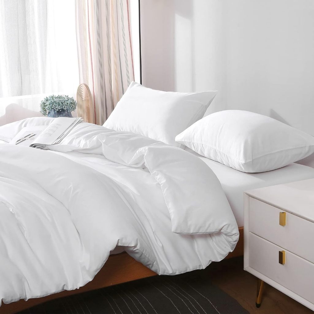 Bedcover Set 1 Set Bedcover Selimut Aesthetic Polos Putih