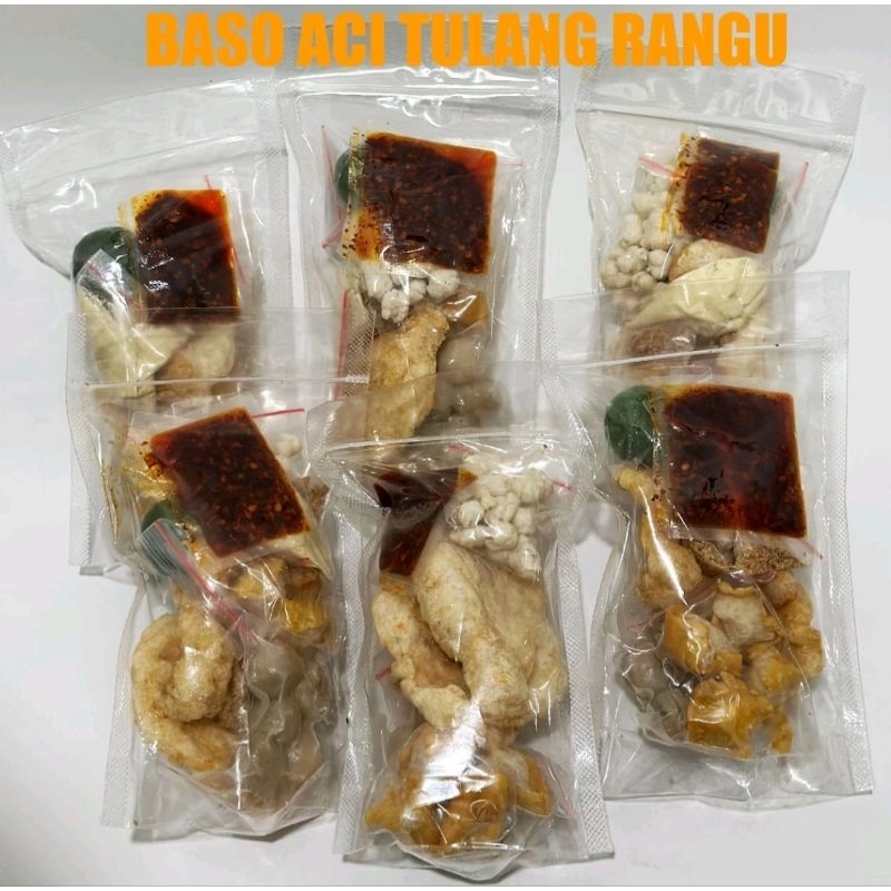 

BASO ACI TULANG RANGU KUAH MERAH / BASO ACI ENAK MANTUL