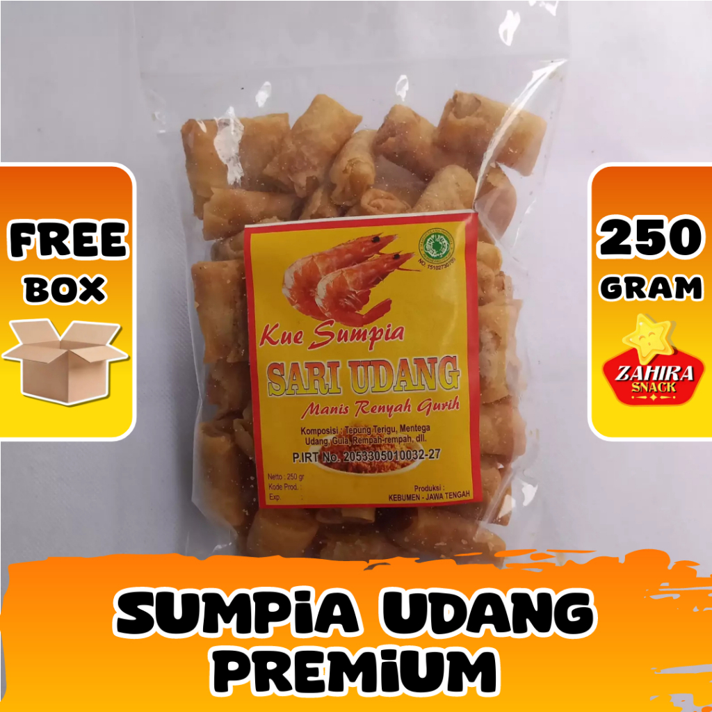 

Sumpia Udang Premium Snack Lumpia Udang Oleh-oleh Khas Kebumen 250gram