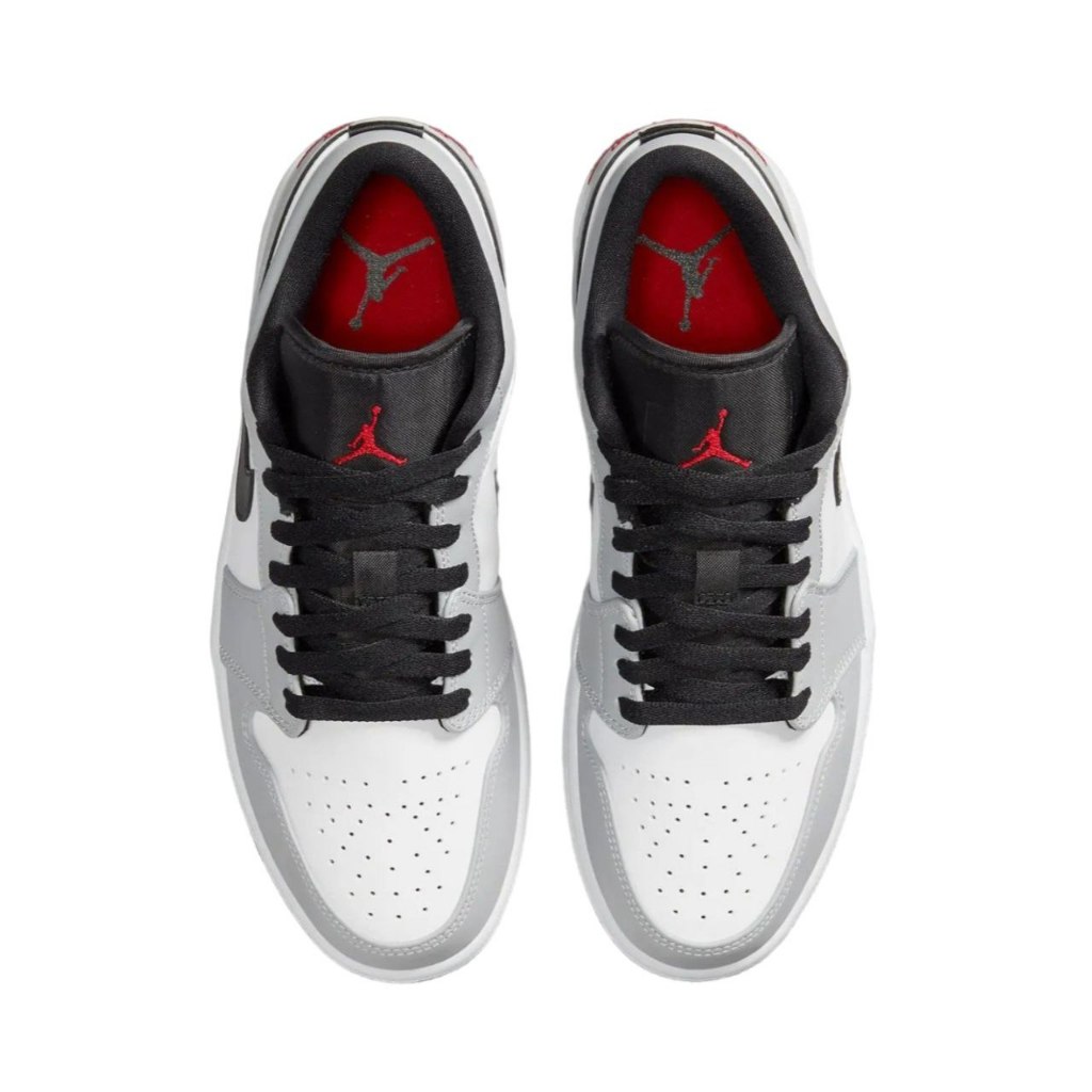 100% AMAN Sepatu Air Jordan 1 Retro Low Light Smoke Grey 100% BNIB Authentic KEKINIAN