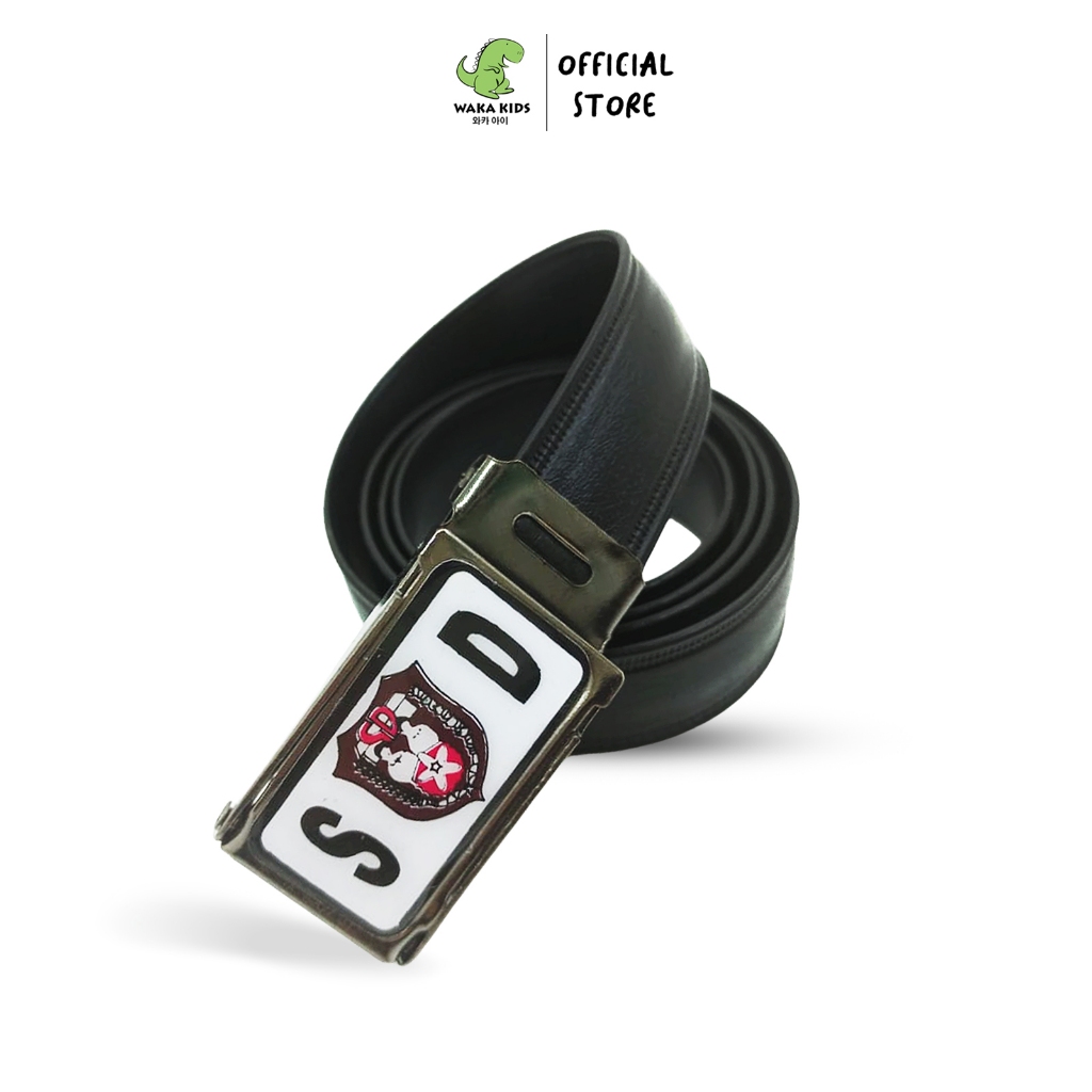 Wakakids Ikat Pinggang SD Sabuk Gesper Anak Sekolah Kulit Sintetis Buckle Belt GP03 Venwk