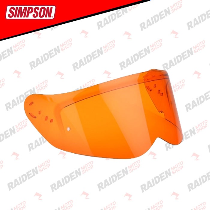 Visor Simpson Venom Speed Bandit Amber Kaca Helm