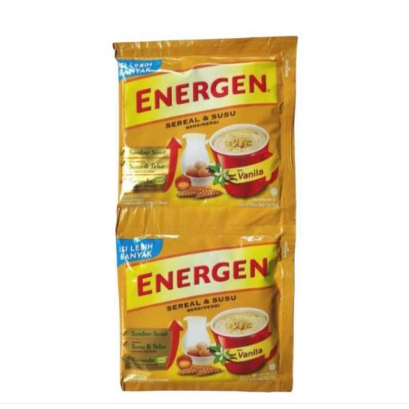 

Energen rasa vanilla (10 sacshet/1 renceng)