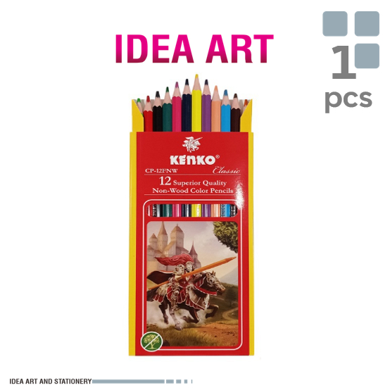 

Kenko - Color Pencil Pensil Warna 12 Warna CP-12FNW - Set