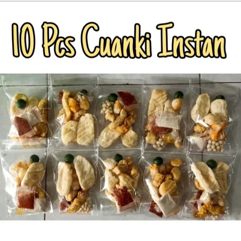 

PAKET HEMAT CUANKI INSTAN 10 pcs/TERMURAH