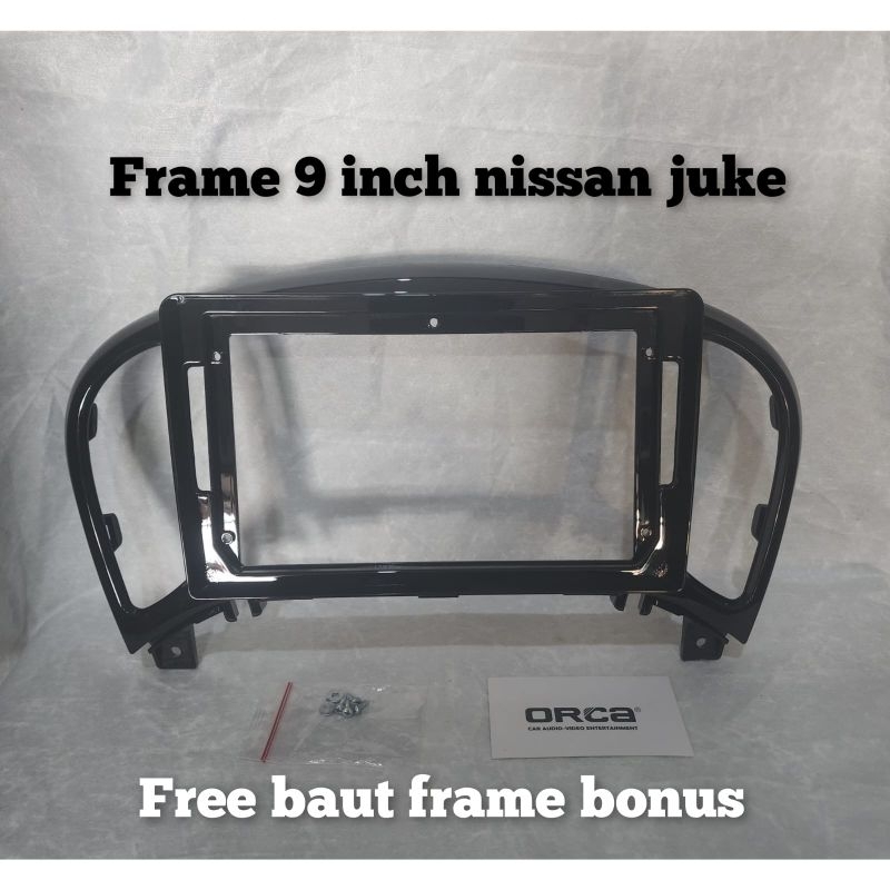 frame head unit android 9 inch mobil nissan juke