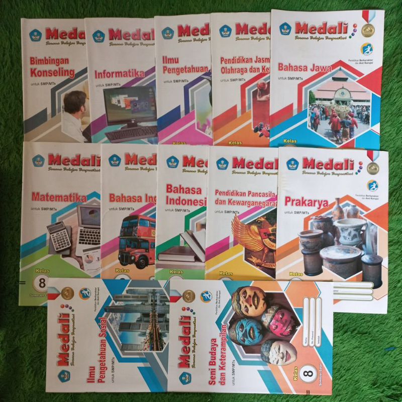 BUKU LKS MEDALI BIMBINGAN KONSELING INFORMATIKA ILMU PENGETAHUAN ALAM SOSIAL PENDIDIKAN JASMANI OLAH