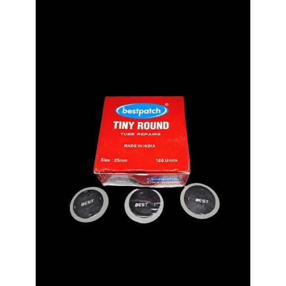 Tiny Round BESTPATCH, KARET TAMBAL BAN DALAM, TIPTOP
