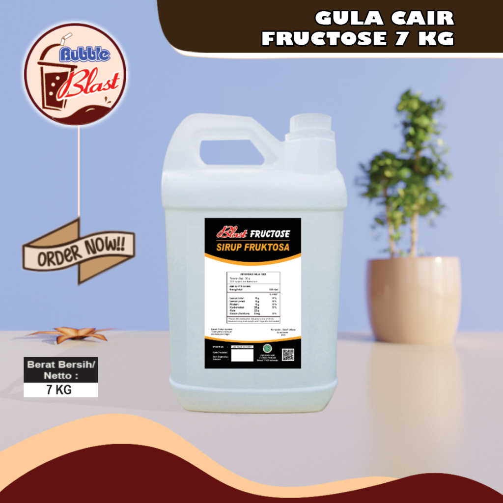 

Fructose Premium 7 KG / Gula Cair Singkong Premium - Gula Cair Organik