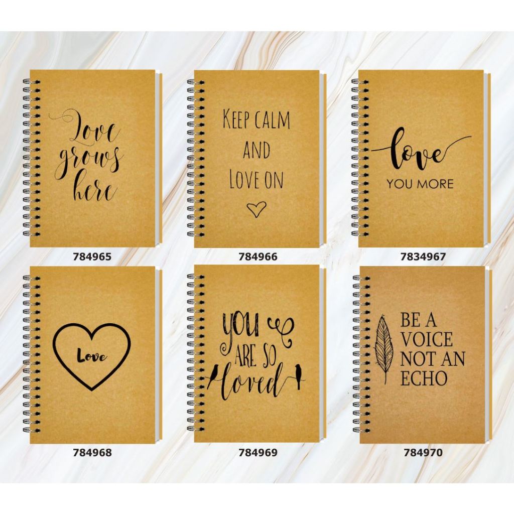 

Spiral Notebook A6 / Craft / Set 64 / 3560