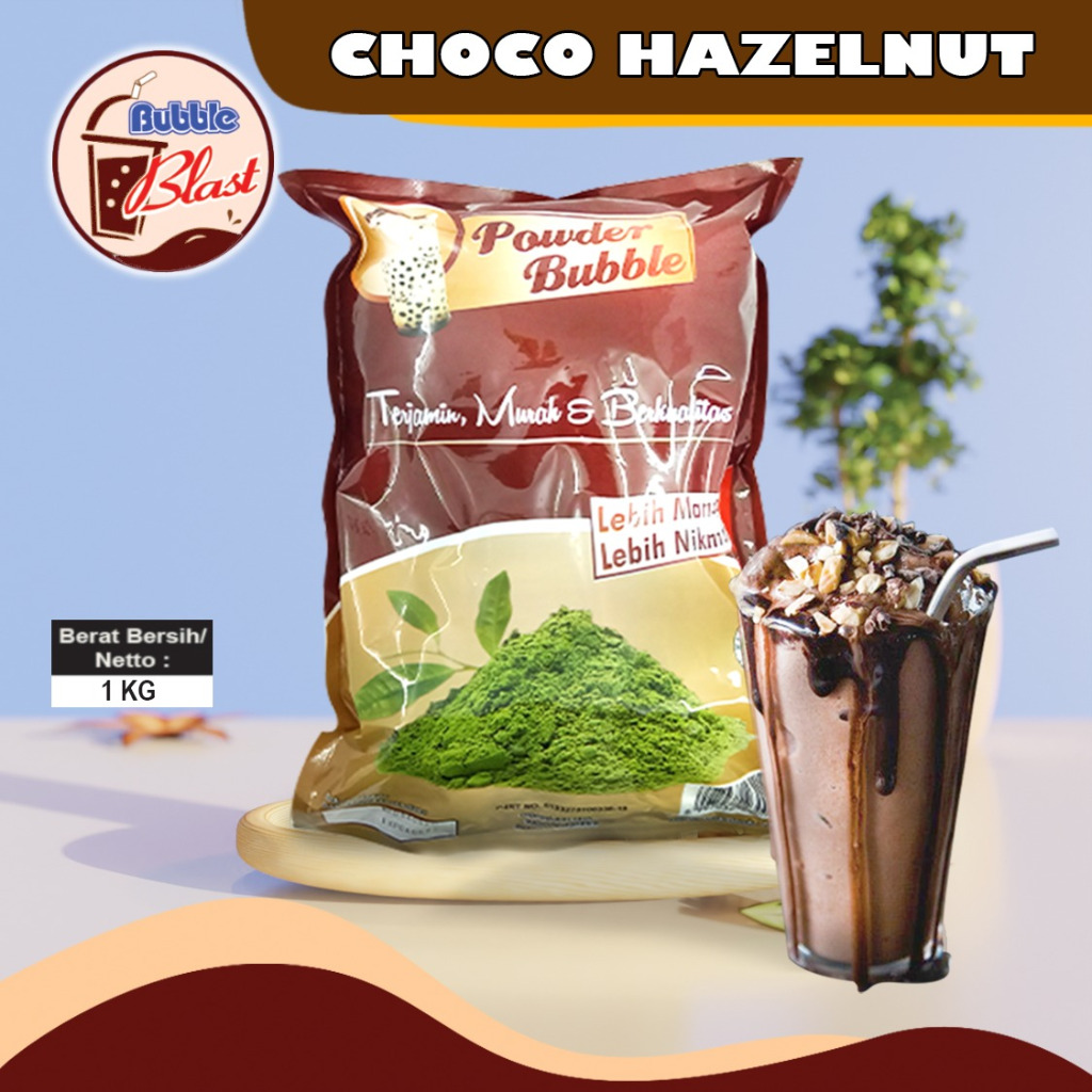 

Bubuk COKELAT HAZELNUT 1 KG - Bubuk Minuman Chocolate Hazelnut - Mix Creamer + Gula