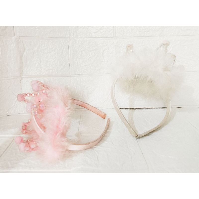 mahkota Bando Hiasan Rambut anak perempuan cocok untuk pesta PRELOVED Bandana Topi Rajut