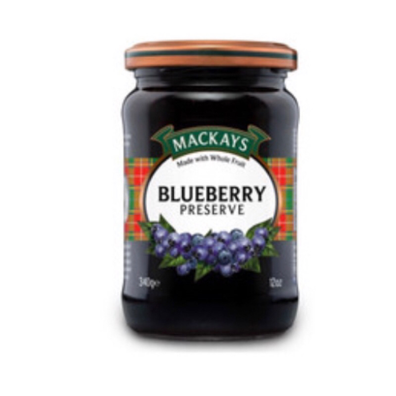 

mackays blueberry preserve 340gr / selai blueberry
