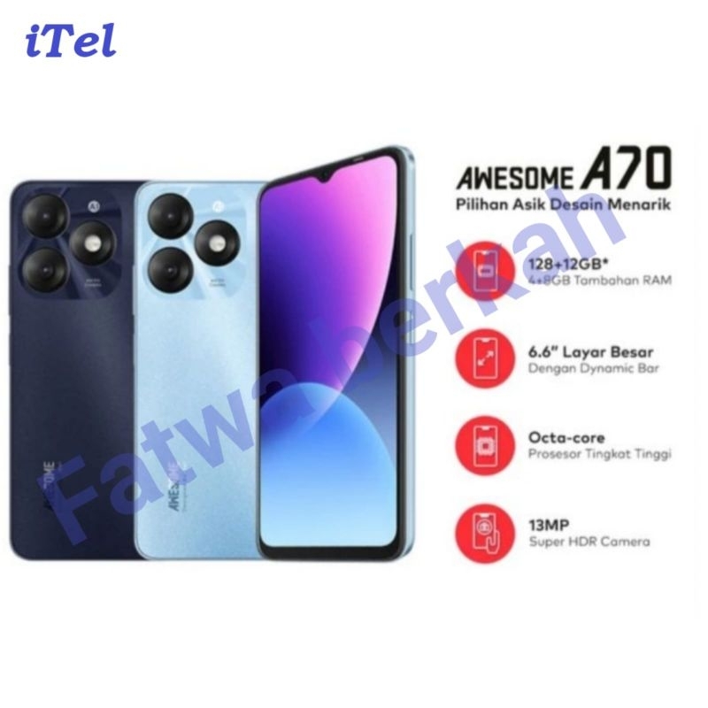 (All Payment) iTel Awesome A70 4/256 Bergaransi Resmi