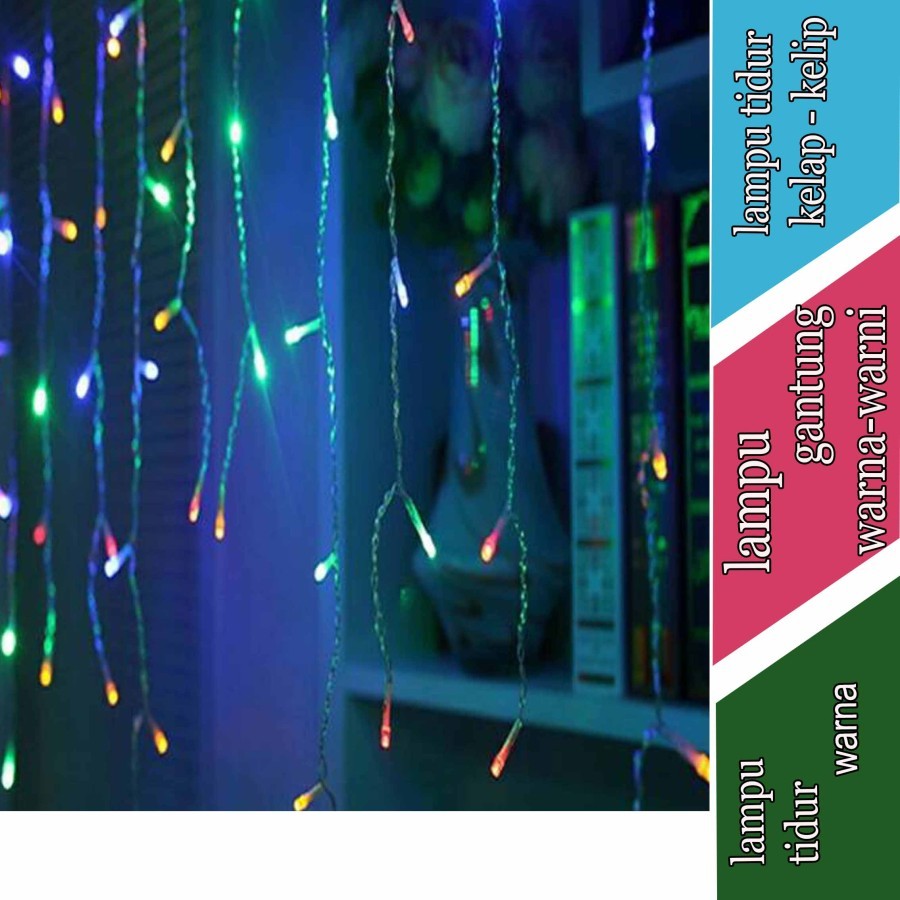 Lampu gantung Tirai - Lampu - Tambler - 5 meter - Hiasan - tembok