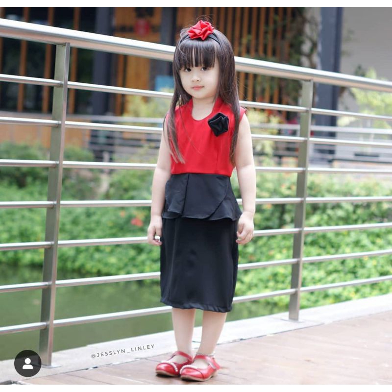 Dress anak perempuan dress imlek anak dress natal anak set couple baju anak perempuan laki laki dres