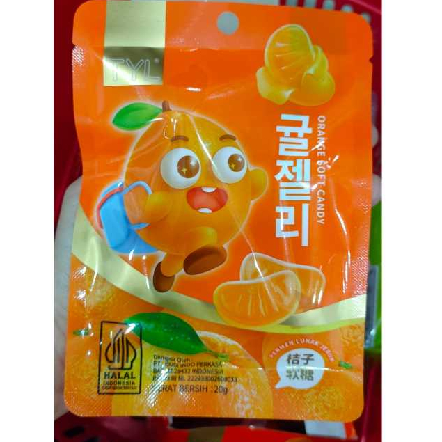 

TYL Gummy Orange Soft Candy 20 gr