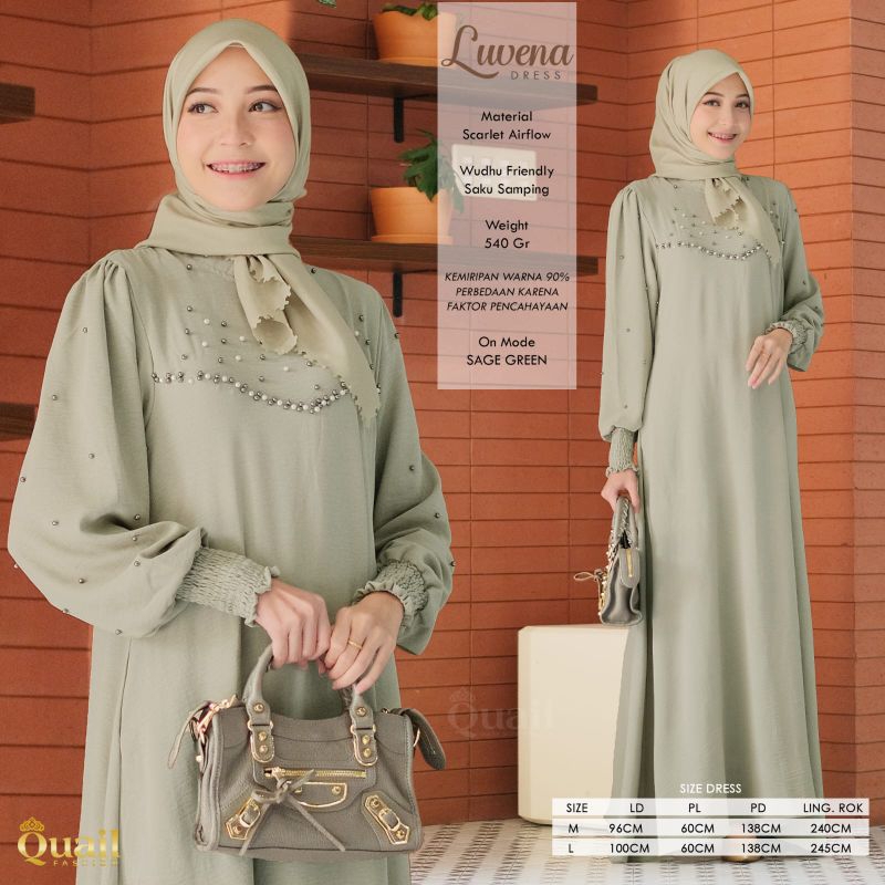 Luvena Dress QuaiL Hijab