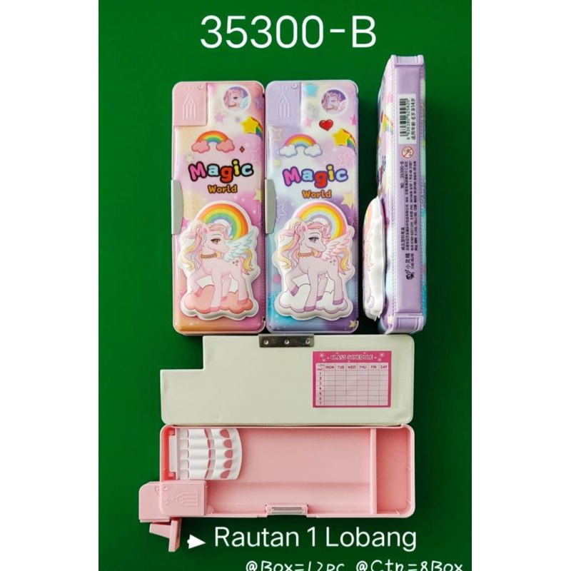 

kotak pencil squishy/kotak pensil magnet boneka timbul/kotak pensil 3D