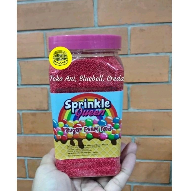 

Sprinkle red nonpareils, botol 500gr ( RED3132-R1)