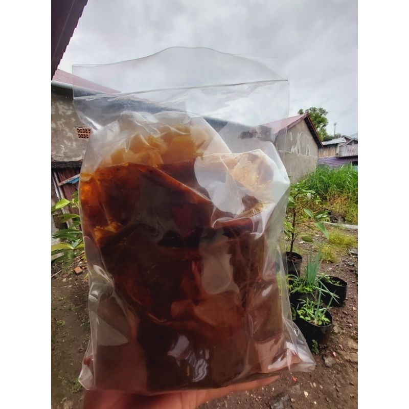 

Rendang Queensha Dewi Rendang Daging Sapi KEMASAN EKONOMIS/ 1200 gr Randang Padang Asli