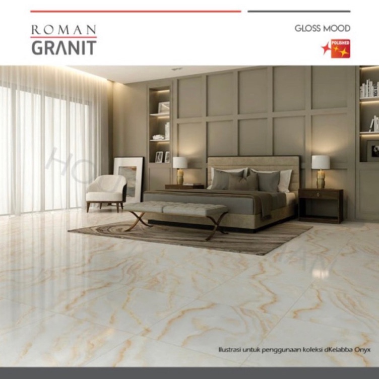 Bestseller Granit Lantai Motif Marmer 60x60 Mewah/Roman dKelaba Onyx/Keramik Dinding Kamar Mandi 60x60