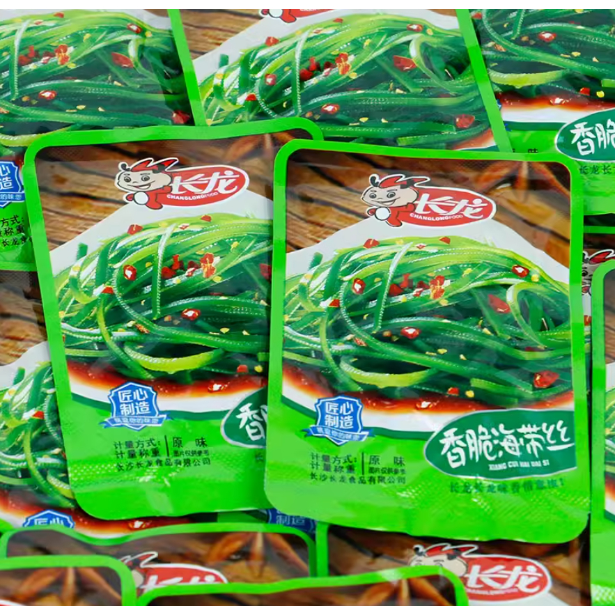 

Rumput Laut Kelp (海带) Merk Changlong 长龙 香脆海带丝 Makanan Snack China