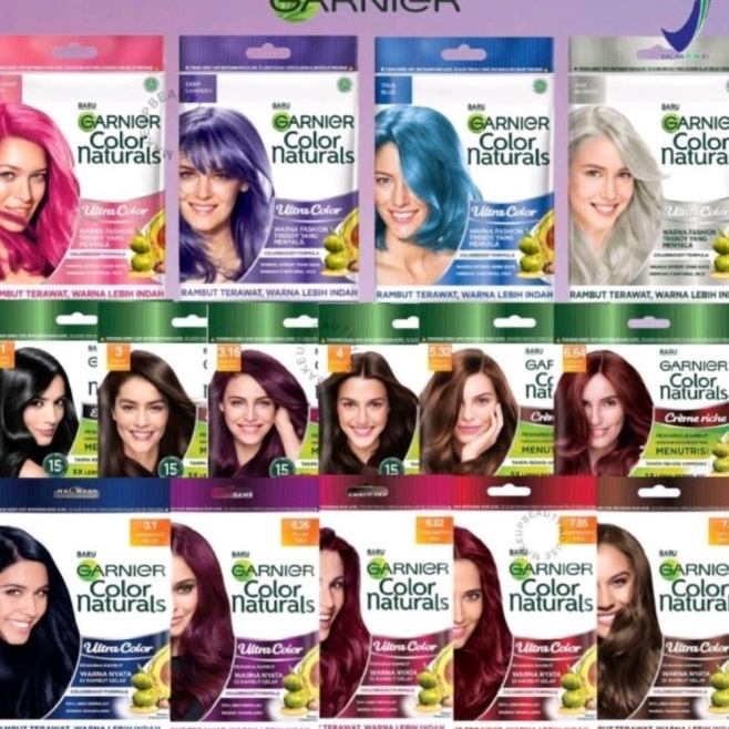 Laris ❤️ GK ❤️ Garnier Colour Natural Hair Sachet New Warna Pastel