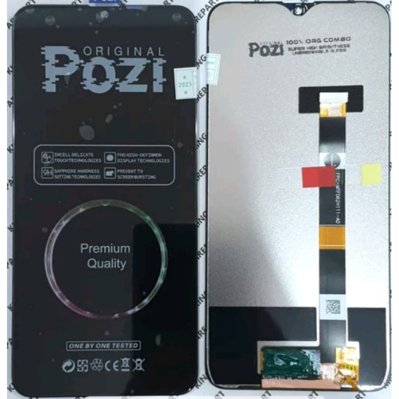 LCD TOUCHSCREEN OPPO A5S A7 A12 REALME 3 POZI COMBO ORIGINAL