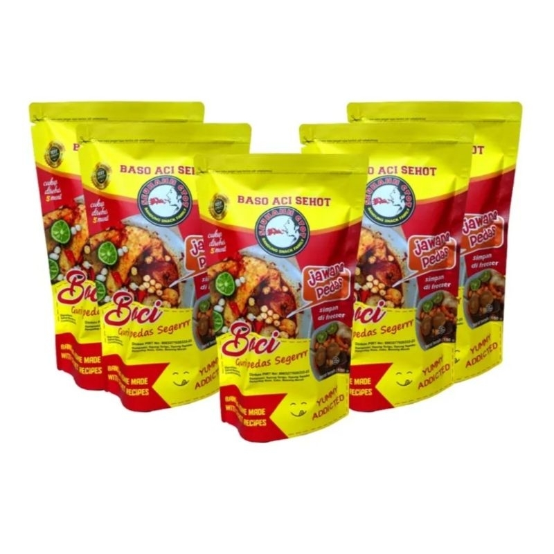 

paket boci jawara pedas full print isi 6 pcs