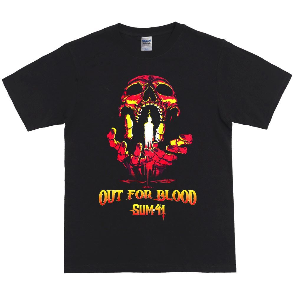 Kaos Band Sum 41//T shirt Band Sum 41 Tour Vintage Merchandise by RughSide