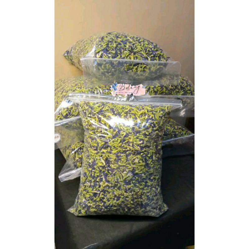 Bunga telang 1kg / Bunga telang kering grade A / Bunga telang terbaik