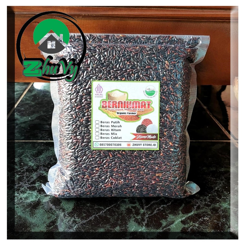 

BERAS ORGANIK BERNIKMAT (BERAS HITAM) 1 KG