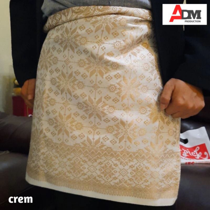 RUMPAK MELAYU//SARUNG SONGKET ALA PADANG//SONGKET BAPAK//COD SONGKET PRIA