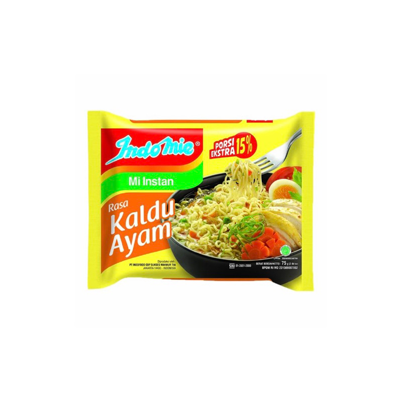 

Indomie Mi Instan Kaldu Ayam 72gr