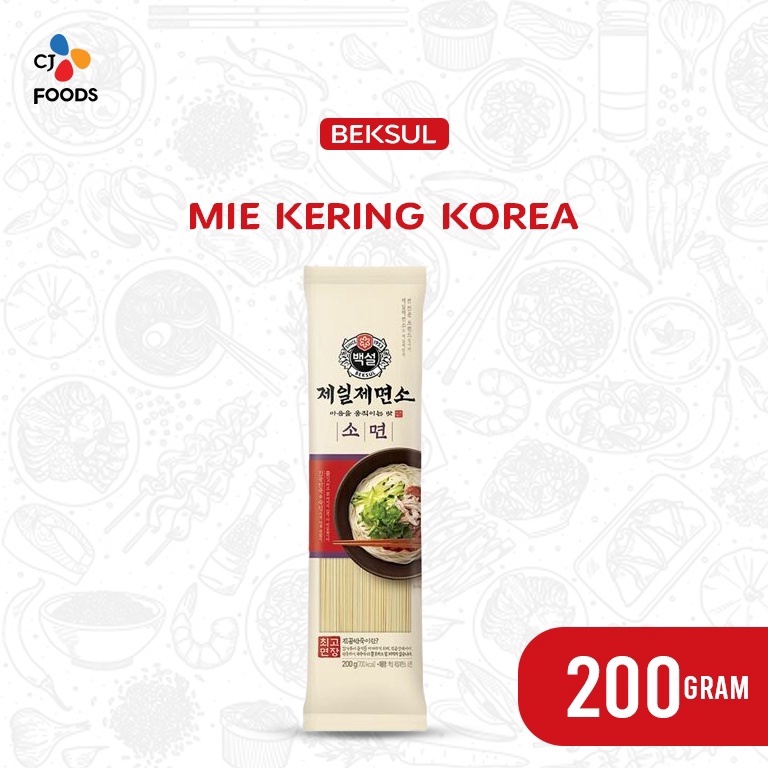 

KODE VQH740 BEKSUL Mie Kering Korea / Korean Style Noodle 200 Gram