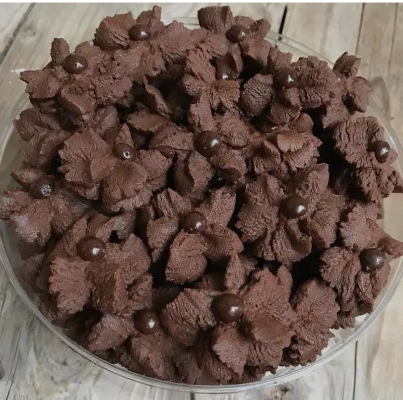 

kue semprit coklat