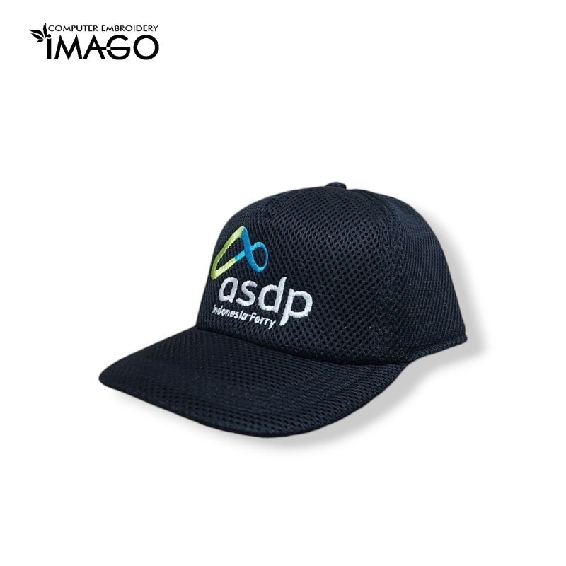 Topi ASDP Kain Spacer Logo Bordir