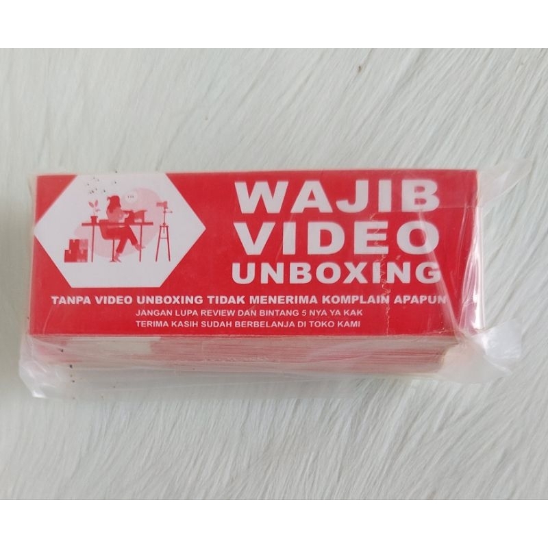 

LABEL STIKER UNBOXING /STICKER UNBOXING