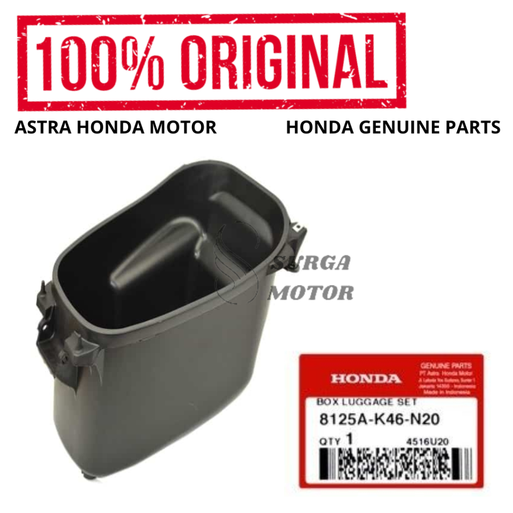 Bagasi Box Luggage Set Vario 110 eSP Stater Halus Starter   8125A-K46-N20 Bok Bawah Jok Tempat Simpa