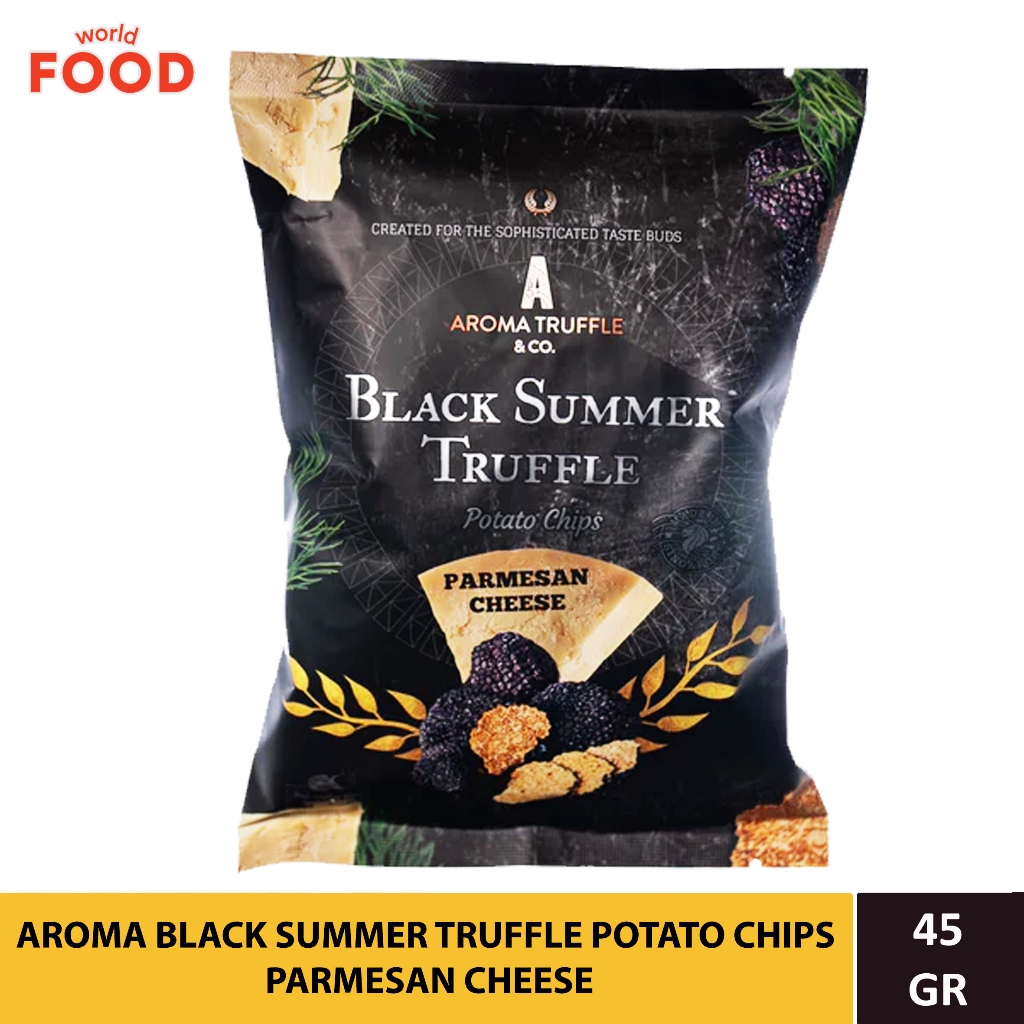 

BLACK SUMMER TRUFFLE CHIPS - PARMESAN CHEESE 45GR