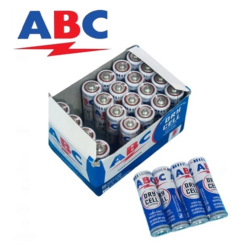 4 pcs Baterai ABC AA A2 BIRU ORIGINAL TERMURAH / BATTERY AA ABC ORI / BATU BATERAI BATERE ABC AA