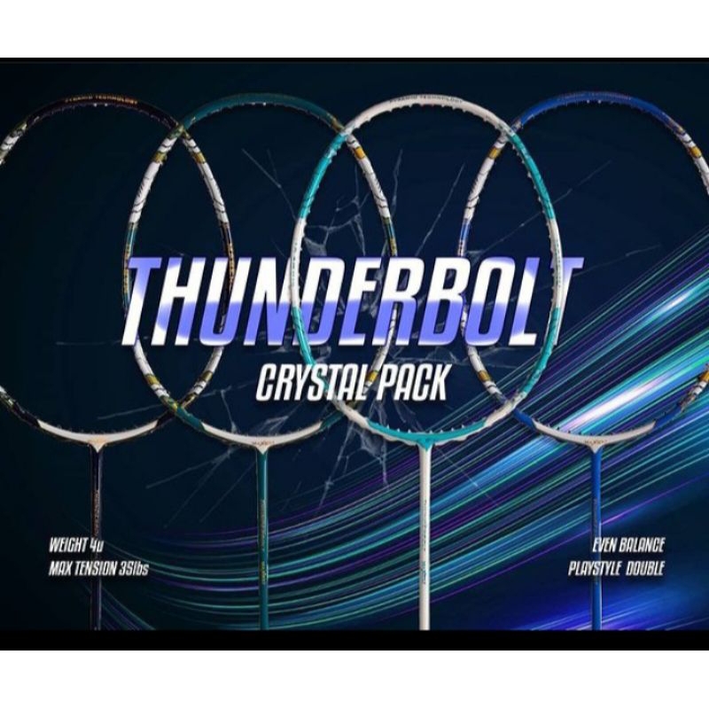 Raket Badminton Maxbolt Thunderbolt 35 LBS | Original 100%