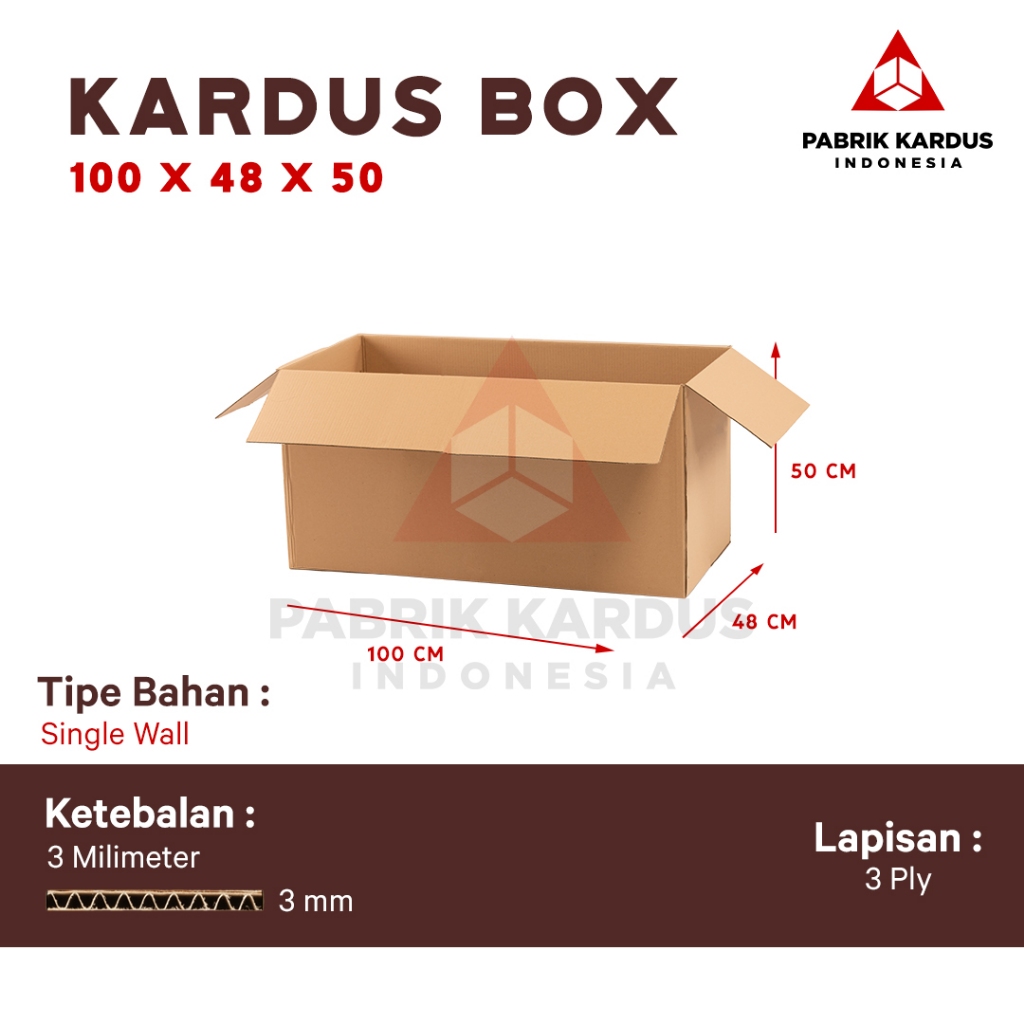 

Dus Pindahan Single Wall 100x48x50 Polos