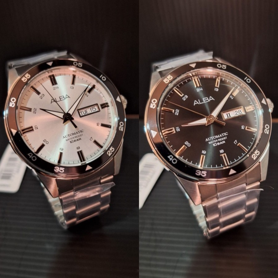 JAM TANGAN PRIA ALBA AL4599X1/AL4595X1 AL45 AUTOMATIC SERIES ORIGINAL