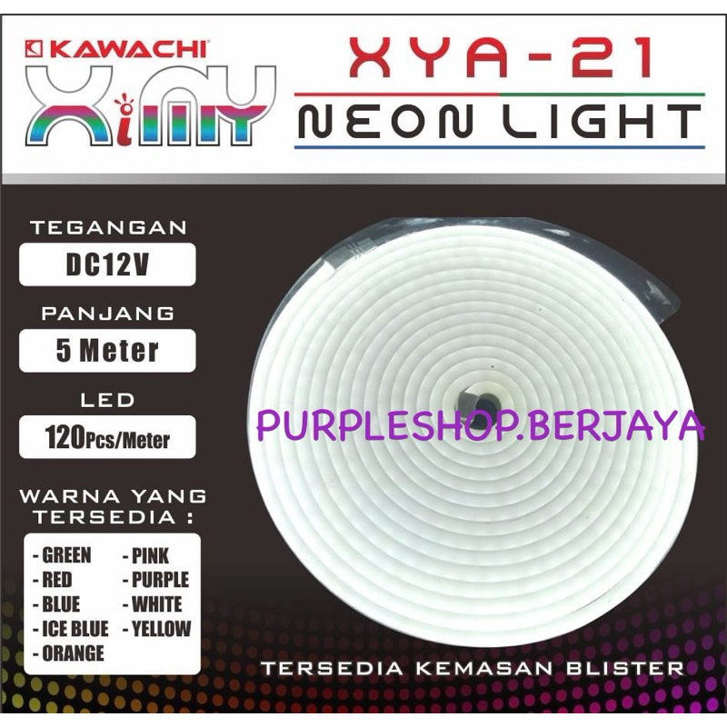 FREE BUBBLE WRAP NEON FLEX LAMPU LED SELANG/ LED STRIP  PANJANG 5M KUALITAS SUPER DC 12V